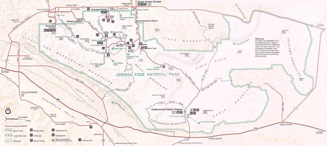 joshua tree map